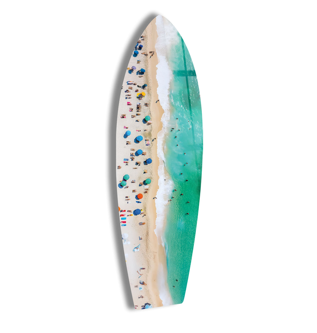 Beach Bliss Surfboard Wall Art