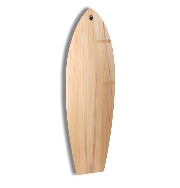 Wood Details Surfboard Wall Art