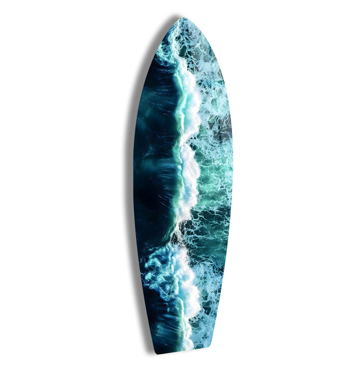 Powerful ocean waves in motion, bringing the raw beauty of the sea into your home decor.
