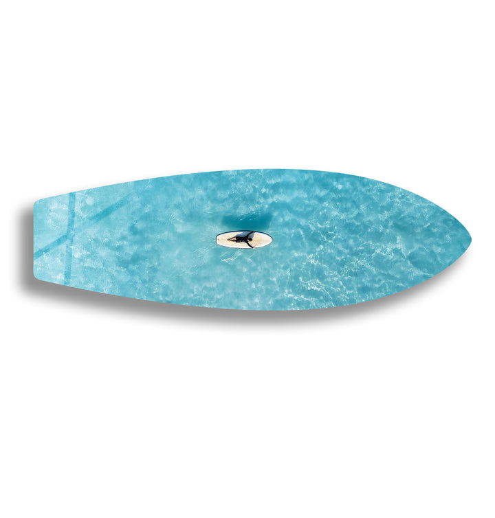 Ocean Serenity Surfboard Wall Art