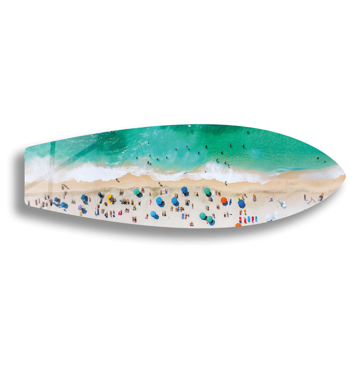 Beach Bliss Surfboard Wall Art