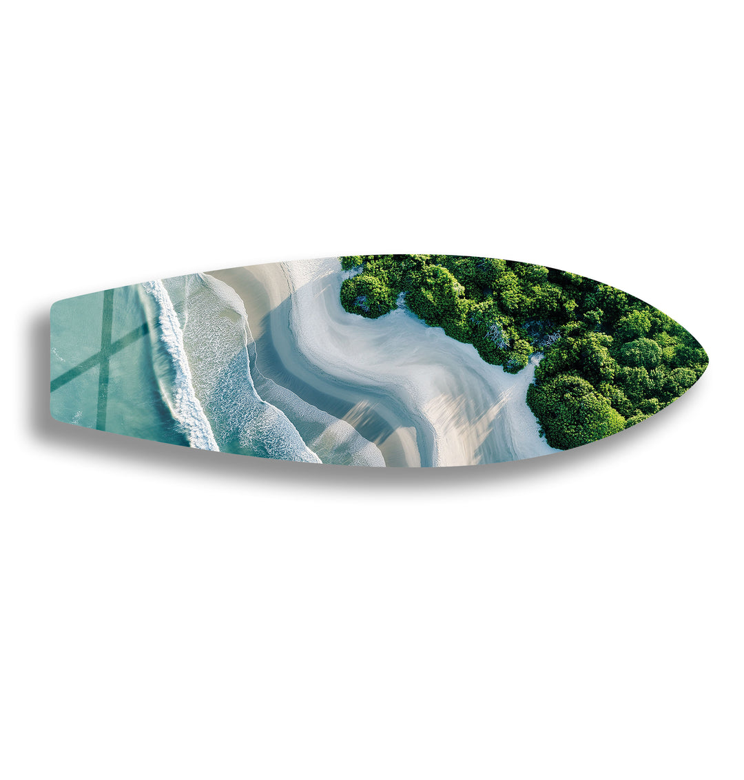 Coastal Bliss Surfboard Wall Art