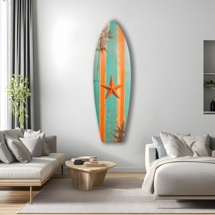 Sea Star Surfboard Wall Art