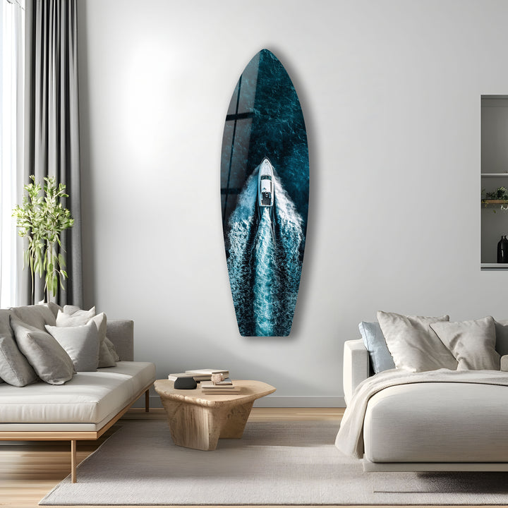 Speed & Freedom Surfboard Wall Art