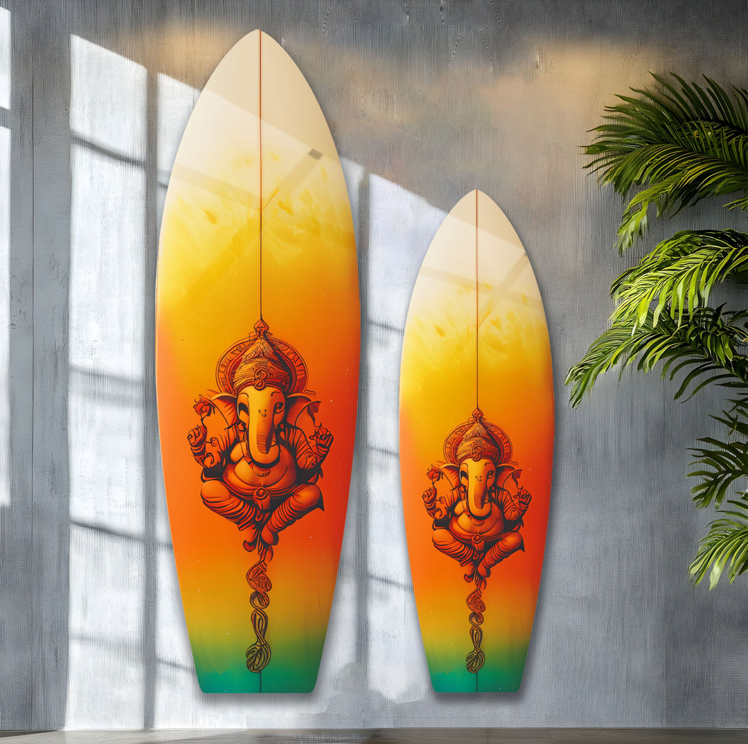 Buddha Surfboard Wall Art