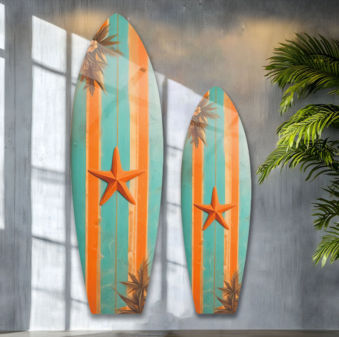 Sea Star Surfboard Wall Art