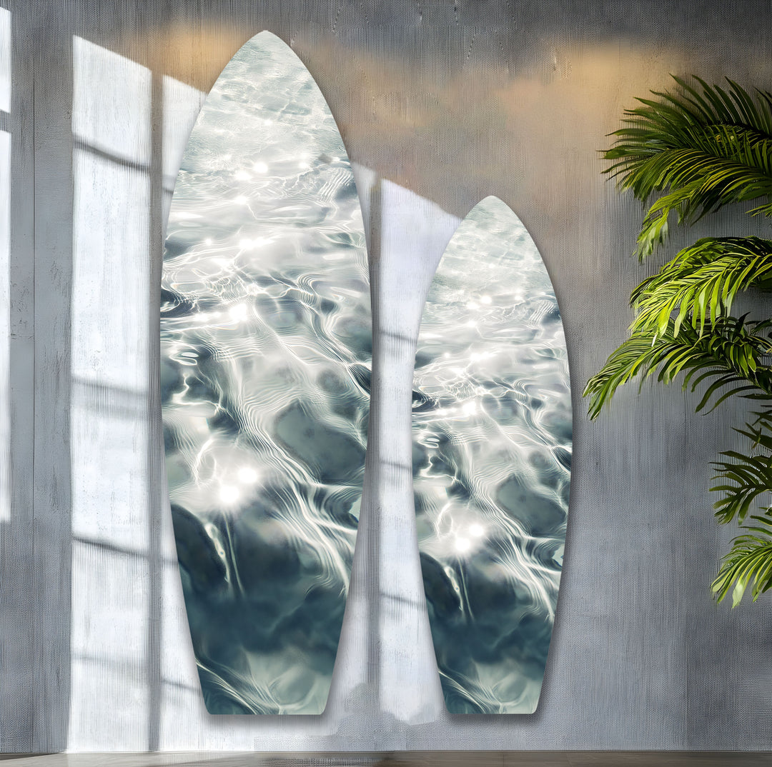 Reflections Surfboard Wall Art