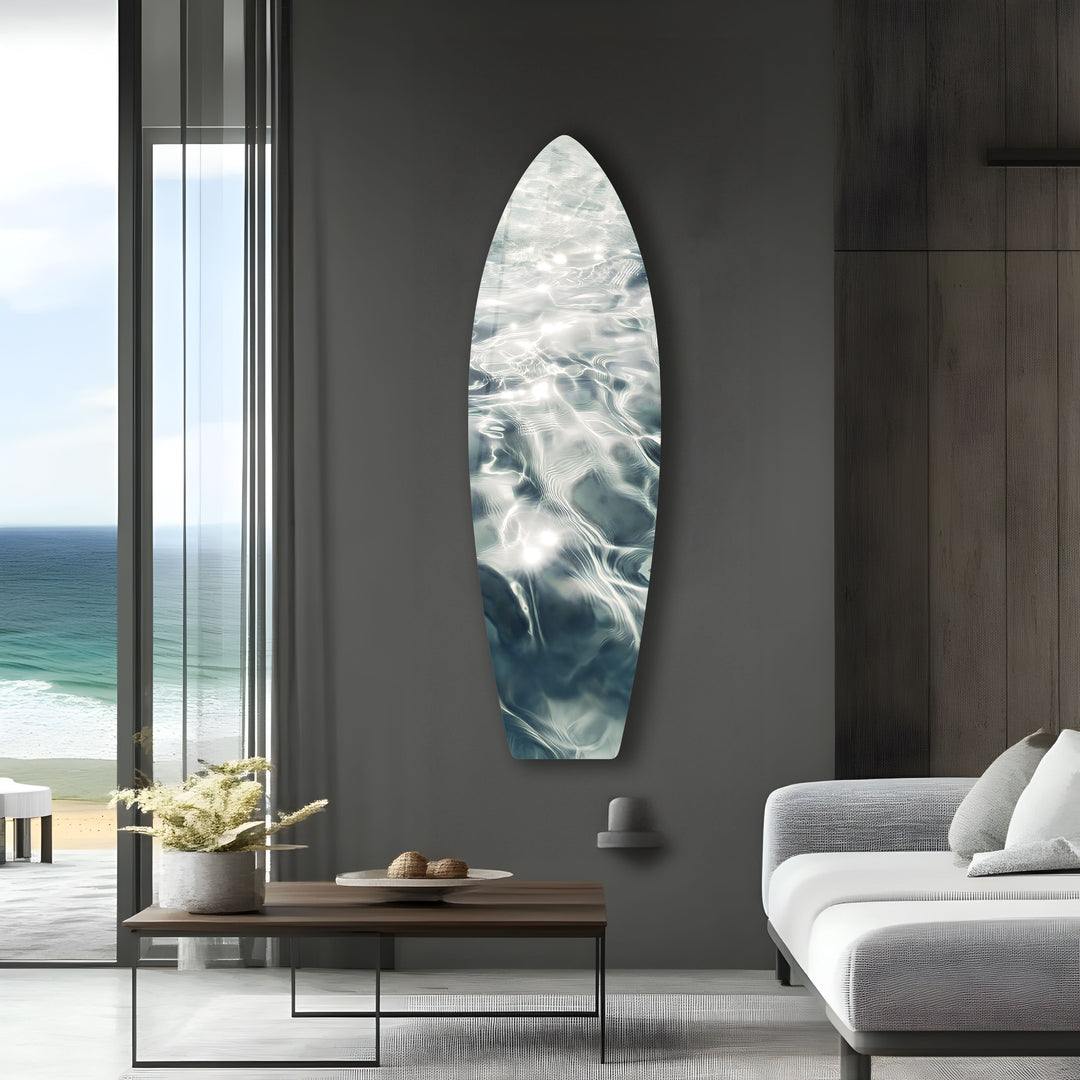 Reflections Surfboard Wall Art