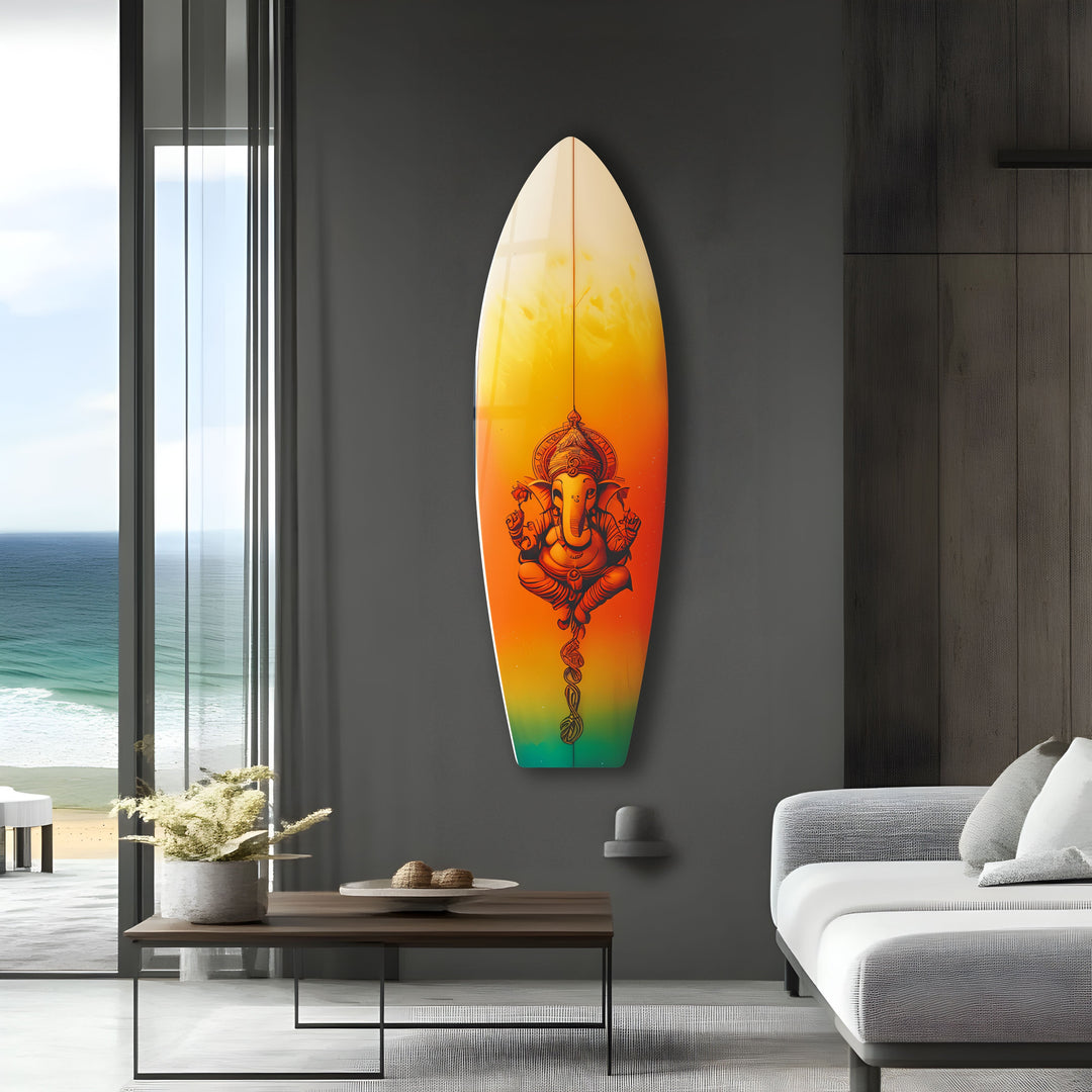 Buddha Surfboard Wall Art