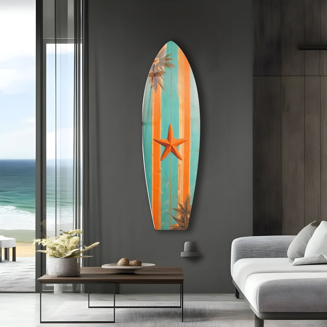 Sea Star Surfboard Wall Art