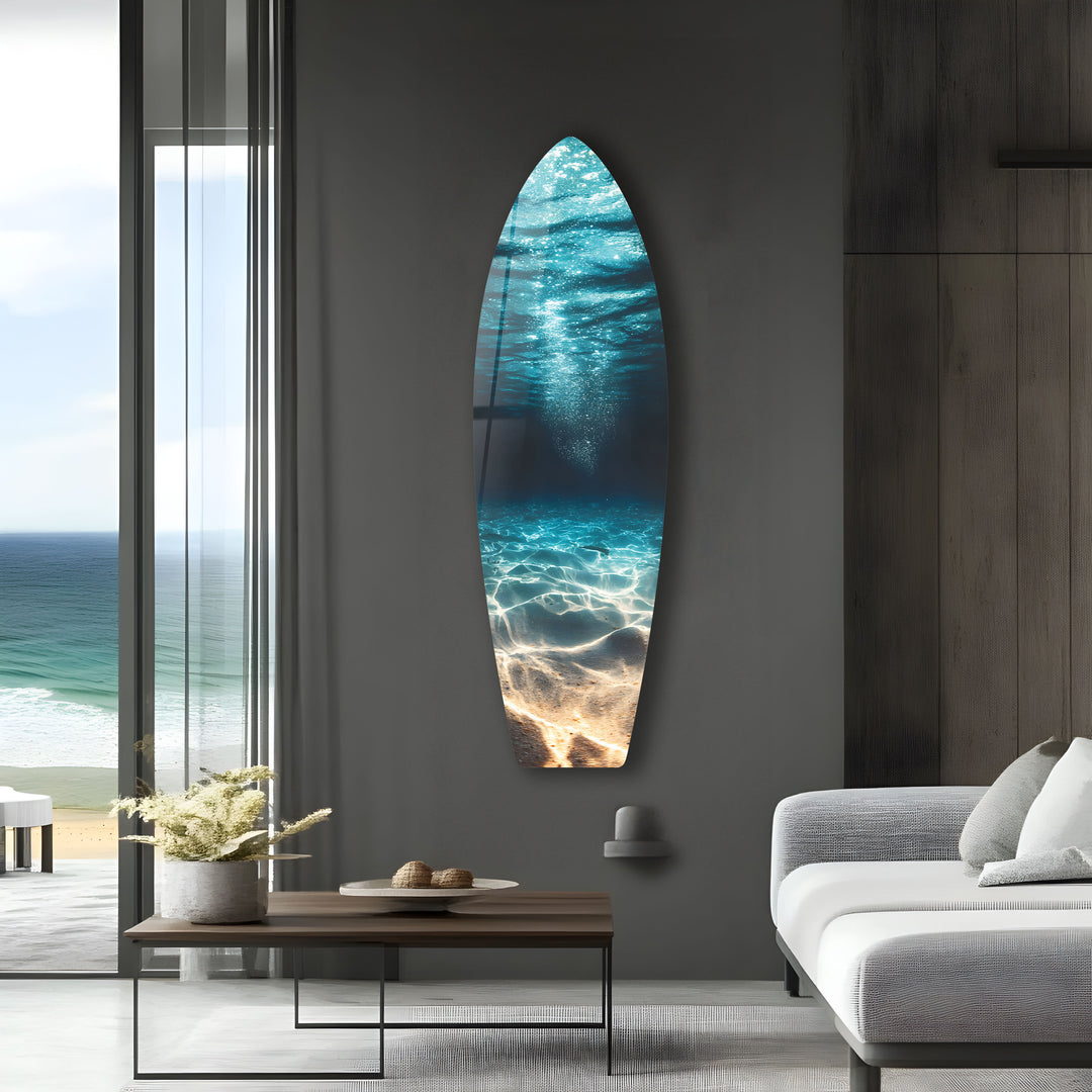 A peaceful underwater escape, printed in 8K high resolution on durable tempered glass.
