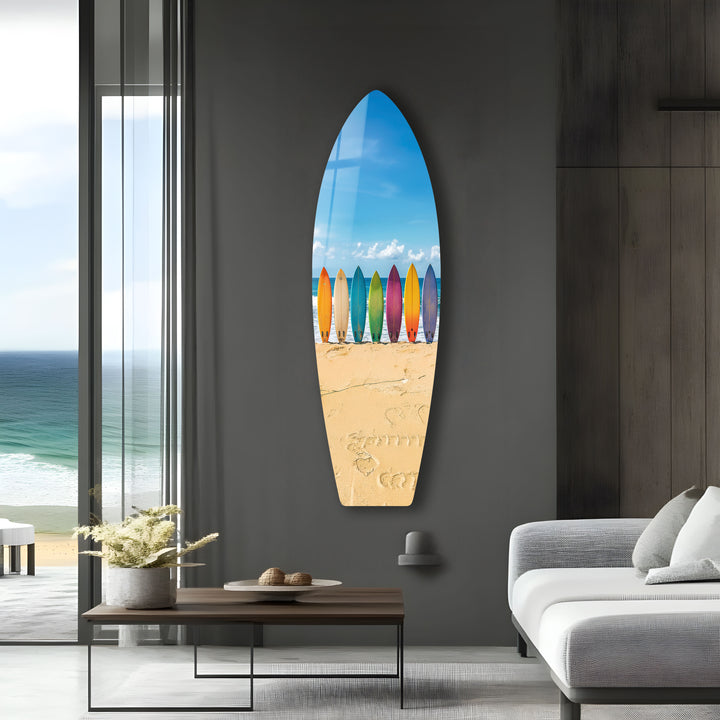 Colorful Surfboards Wall Art