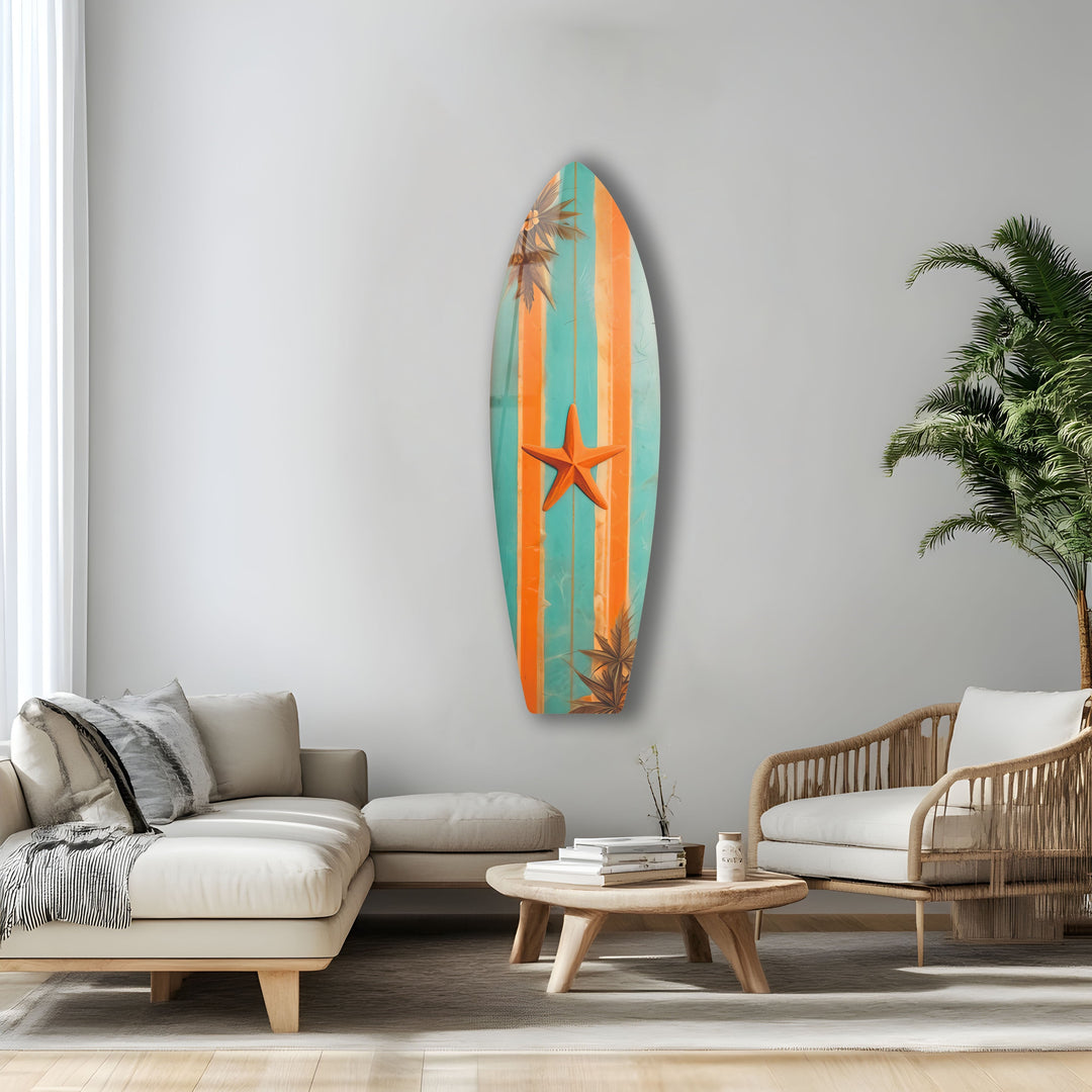 Sea Star Surfboard Wall Art