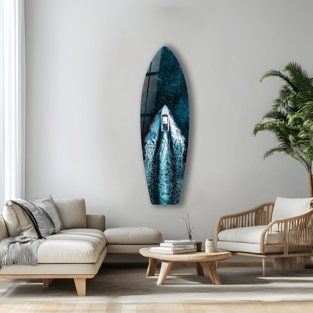 Speed & Freedom Surfboard Wall Art