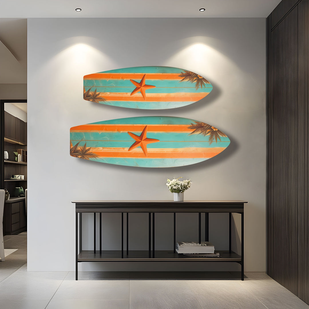 Sea Star Surfboard Wall Art