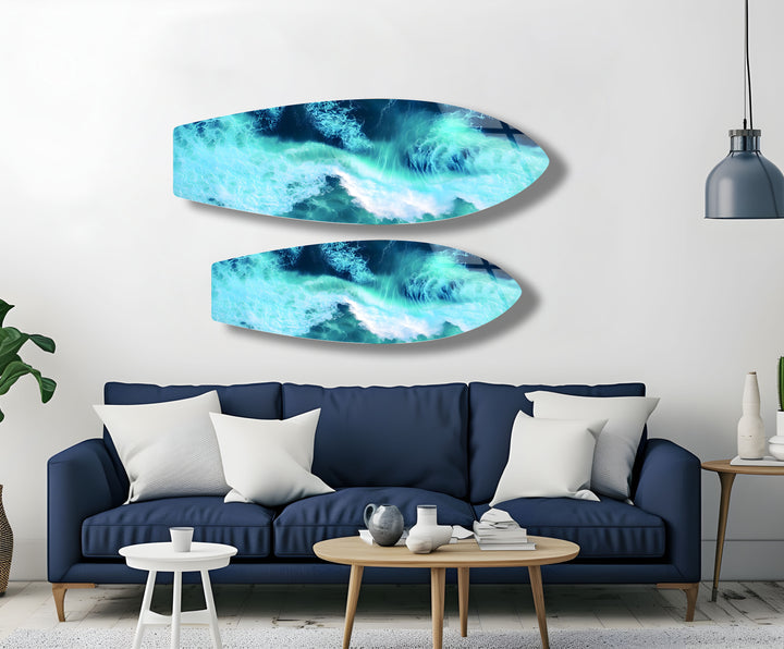 Feel the power of the ocean with this dynamic artwork, featuring crystal-clear waves and motion, perfect for coastal-inspired home decor.
