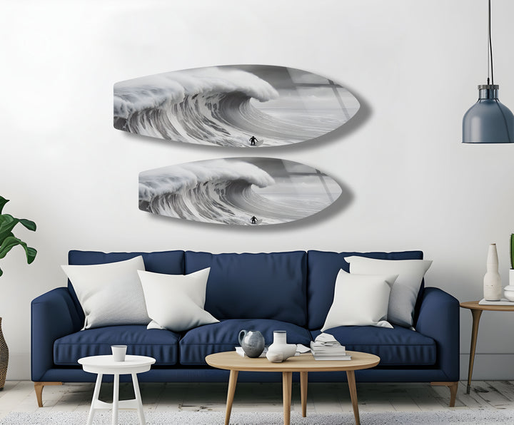 Storm Rider Surfboard Wall Art