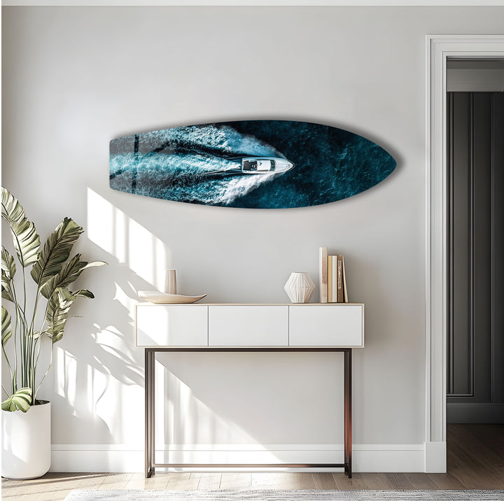 Speed & Freedom Surfboard Wall Art