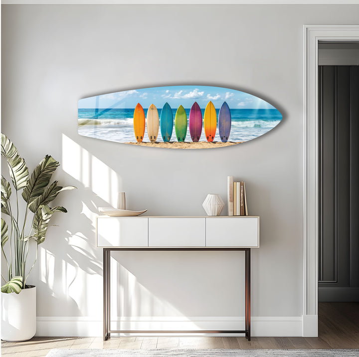 Colorful Surfboards Wall Art