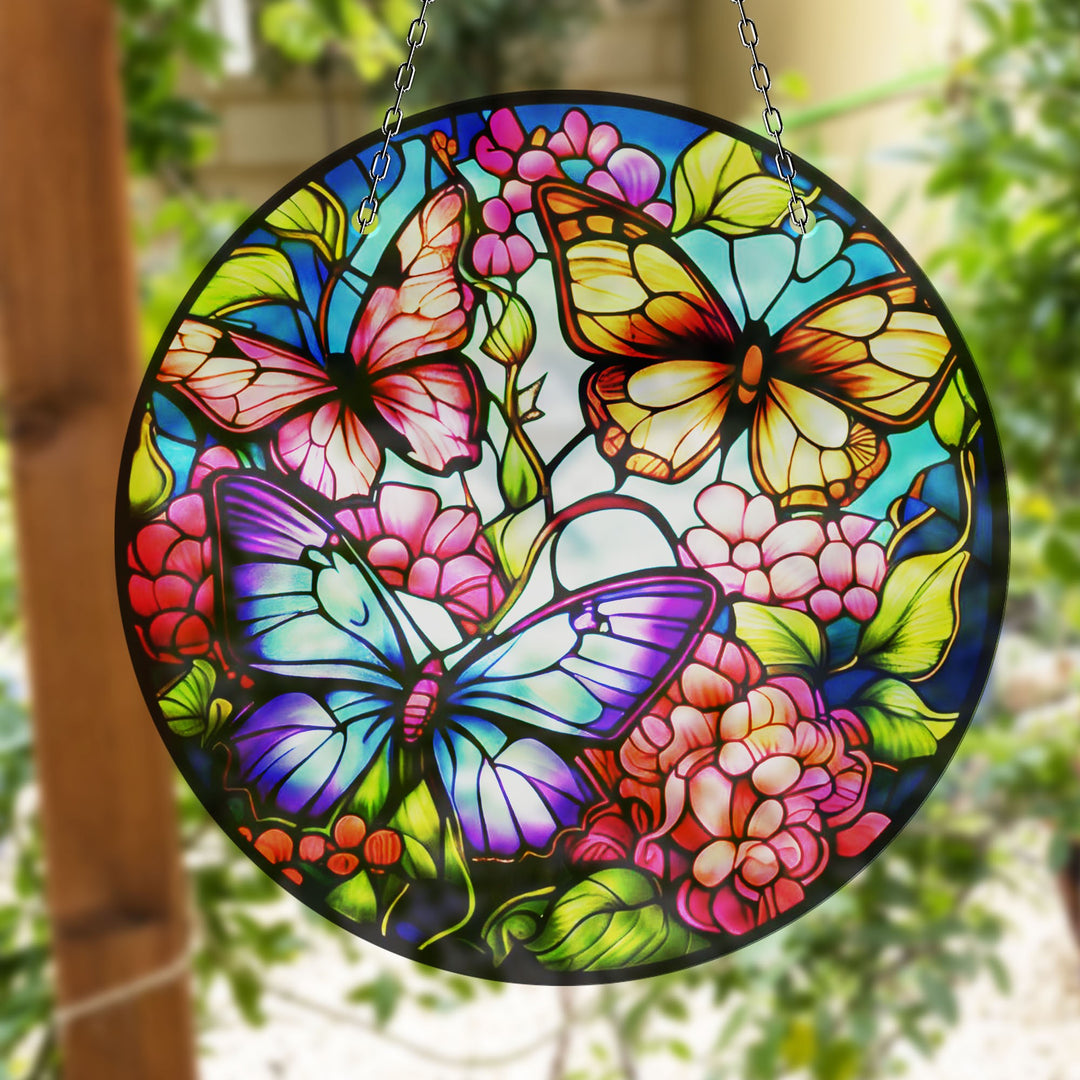 Butterflies Suncatcher Decor  Perfect Gift | Myphotostation
