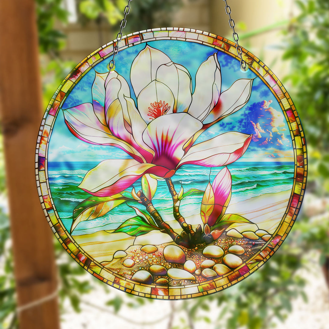 Lotus Art Suncatcher Decor Transform Windows with Suncatchers | Myphotostation
