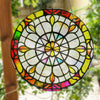 Stained Suncatcher Decor Tempered Glass Art