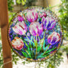 Floral Stained  Suncatcher