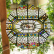 Stained Suncatcher Decor Tempered Glass Art