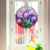 Floral Stained  Suncatcher