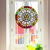 Stained Suncatcher Decor Tempered Glass Art