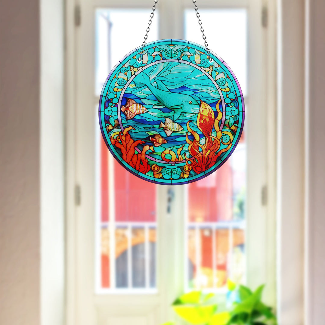 Fish Stained Suncatcher Sun Catcher for Window | Myphotostation
