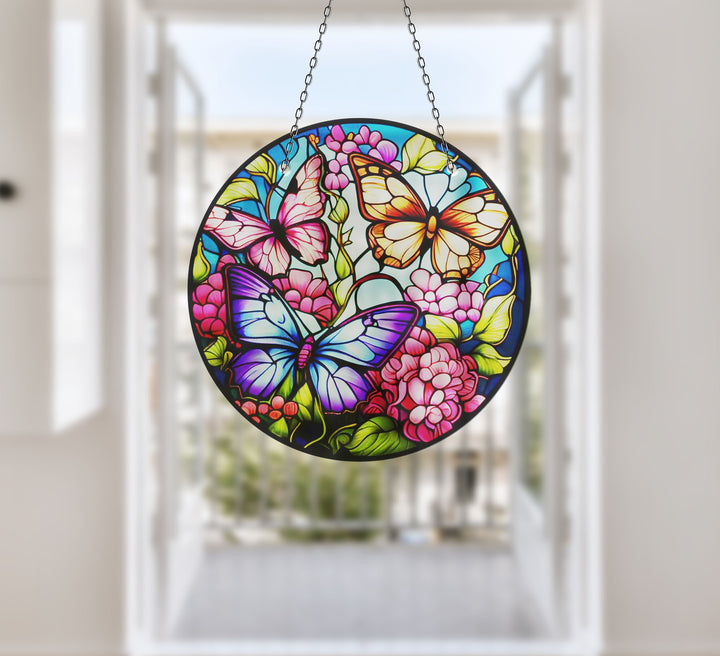 Butterflies Suncatcher Decor Transform Windows with Suncatchers | Myphotostation
