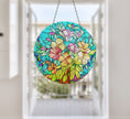 Floral Stained  Suncatcher