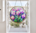 Floral Stained  Suncatcher