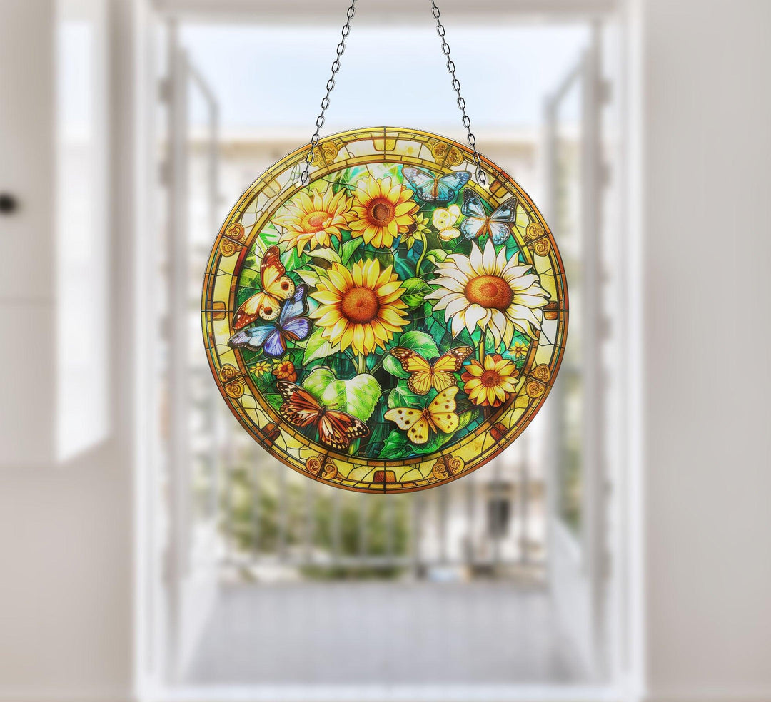 Sunflowers Suncatcher Moon Suncatchers | Myphotostation
