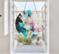 Flower Suncatcher Decor Tempered Glass