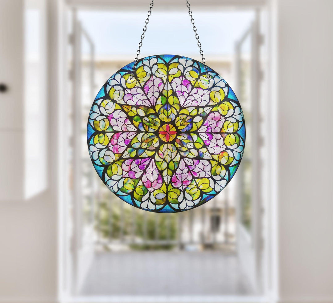 Purple & Green Suncatcher Beautiful Home Decor | Myphotostation
