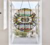 Stained Suncatcher Decor Tempered Glass Art