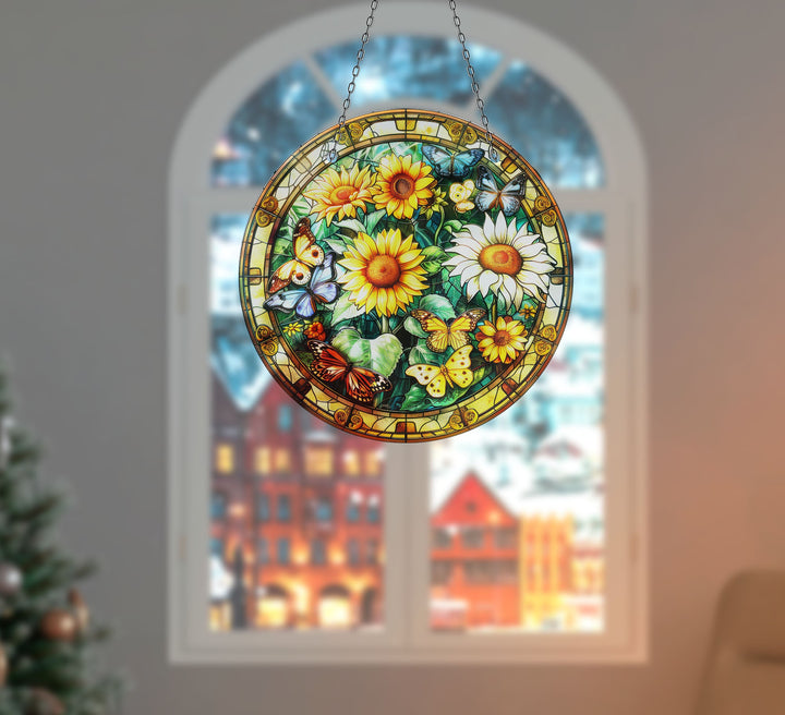 Sunflowers Suncatcher Colorful Sun | Myphotostation 
