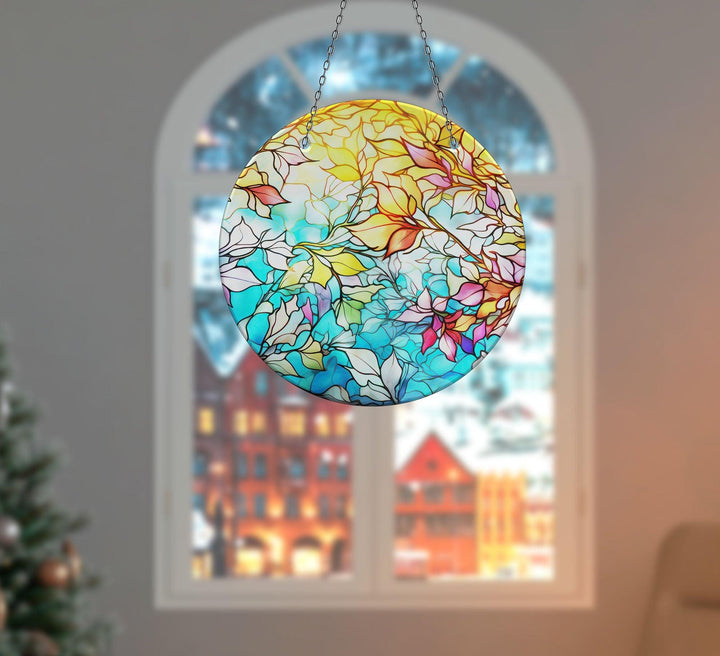 Shiny Colored Stained Suncatcher Beautiful Home Decor | Myphotostation
