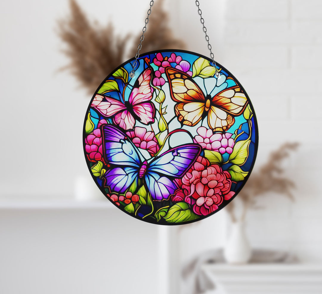 Butterflies Suncatcher Decor