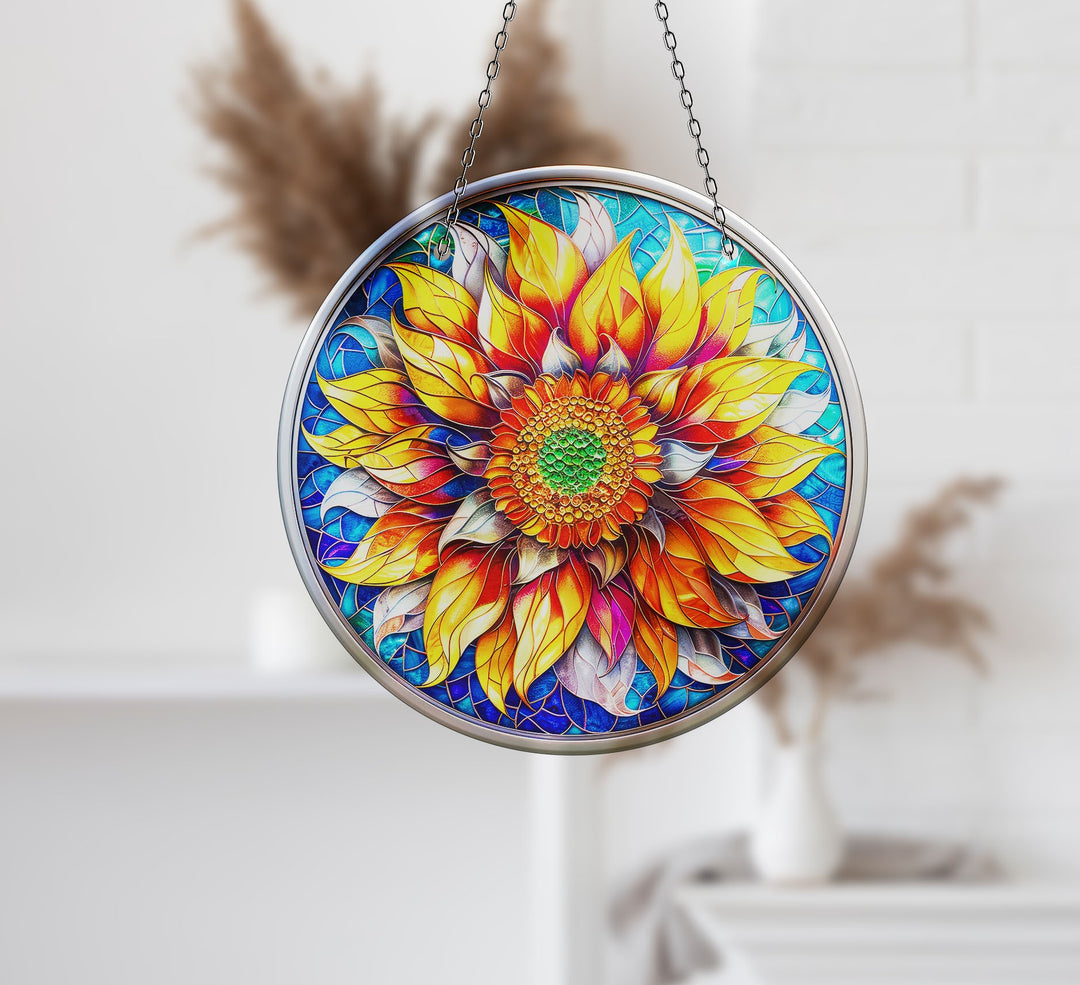 Sunflower Decor Suncatcher Sun Catchers | Myphotostation
