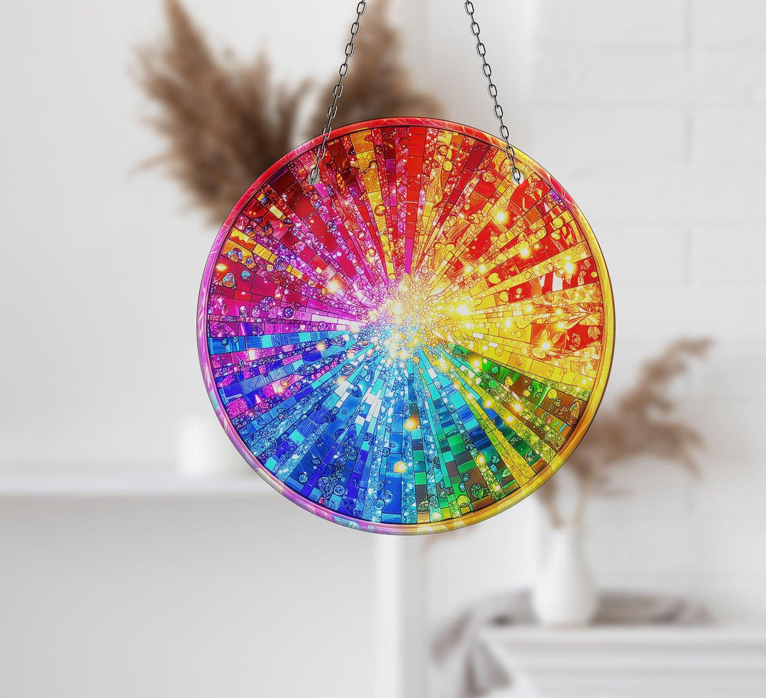 Color Bomb Suncatcher Moon Suncatchers | Myphotostation
