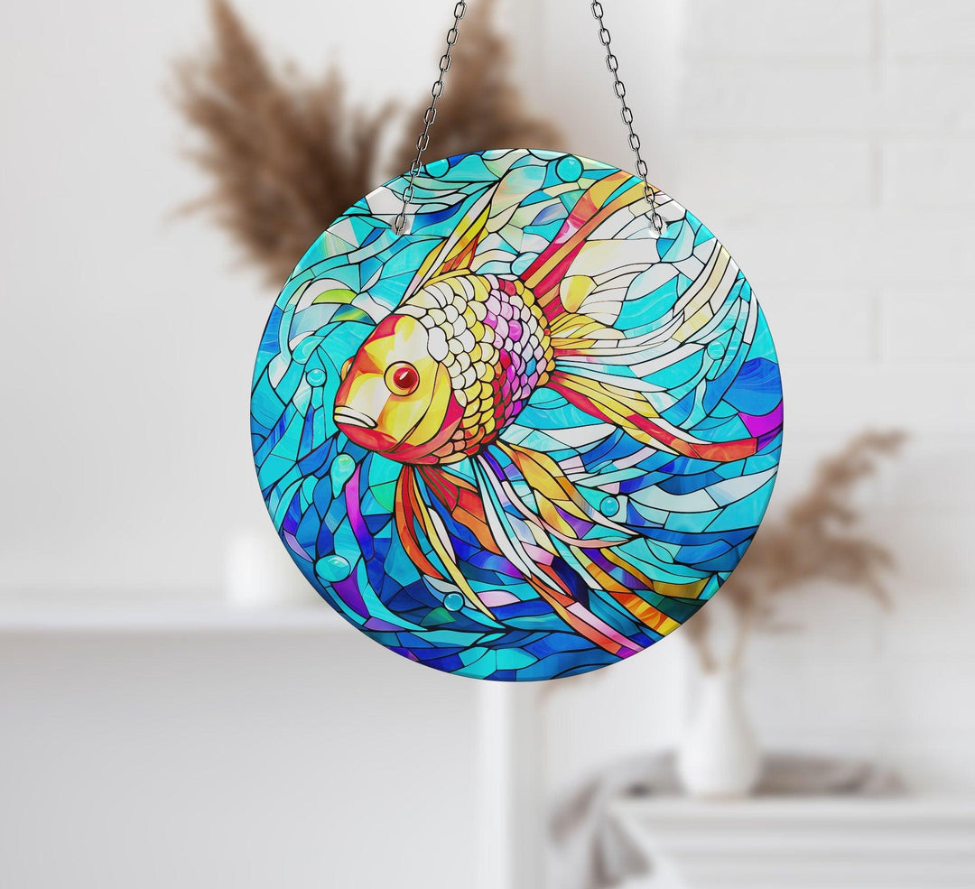 Goldfish Suncatcher Decor Sun Catchers | Myphotostation
