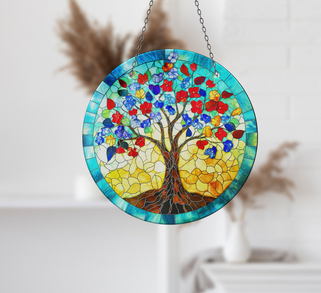 Blue Life of tree Suncatcher Sun Catchers | Myphotostation
