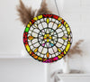 Stained Suncatcher Decor Tempered Glass Art