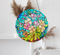 Floral Stained  Suncatcher