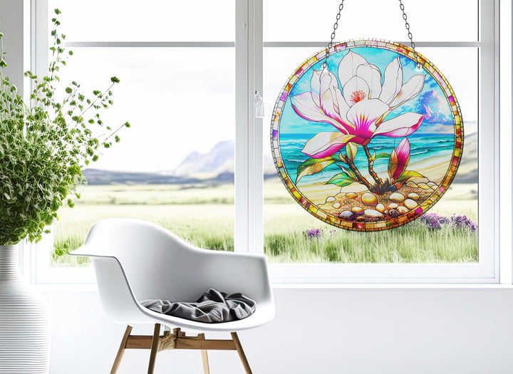 Lotus Art Suncatcher Decor Perfect Gift | Myphotostation
