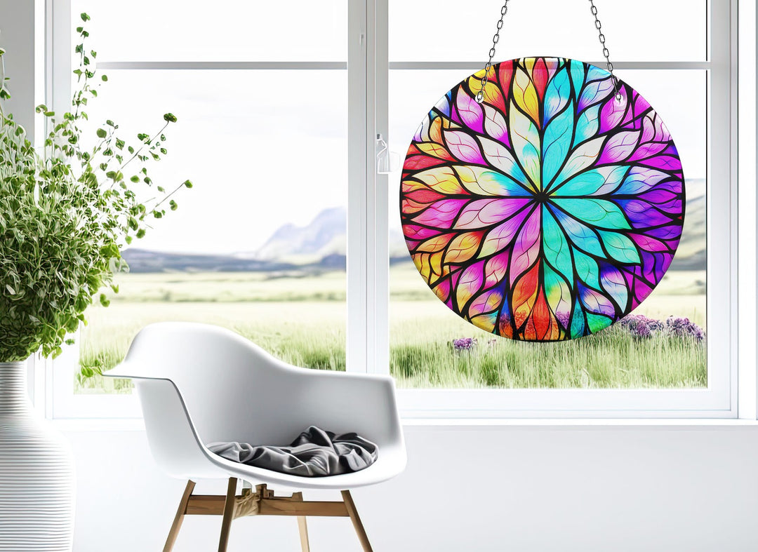 Purple Lotus Suncatcher Decor Moon Suncatchers | Myphotostation
