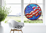 American Flag  Suncatcher